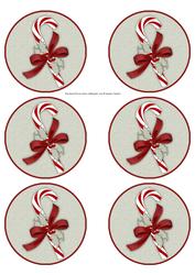 Xmas Candy Cane Christmas Bauble Ornament