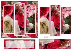 6x6" Beautiful Roses Panel Card
