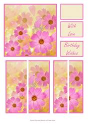 Magical Floral Side Stacker & Matching Captions