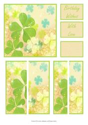 Magical Clover Side Stacker & Matching Captions