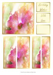 Magical Flower Side Stacker & Matching Captions