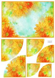Magical Gerberas 2 Corner Stacker