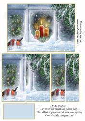 Robins by the Christmas Window