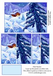 Beautiful Winter Scene Side Stacker