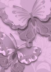Subtle Shade Oriental Butterflies Backing Paper