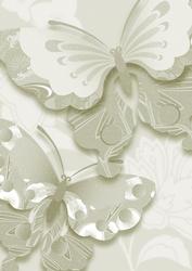 Subtle Shade Oriental Butterflies Backing Paper