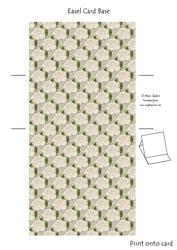 Roses & Pearls Easel Card Base 1 Mix N Match