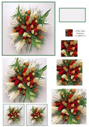 Stunning Floral Display Spiral Pyramid
