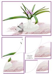 Beautiful Butterfly & Flower 2 Corner Stacker