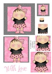 Cute & Girly Baby Girl Pyramid