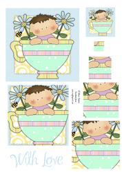 Little Boy in a Teapot Pyramid