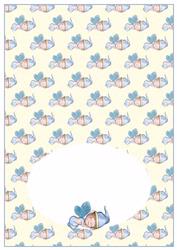 Baby Boy Fairy Sleeping Penny Slider Insert