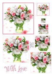 Beautiful Floral Bouquet Pyramid