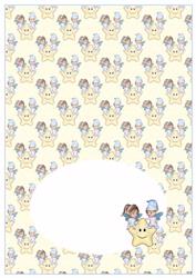 Baby Fairies Sat on a Star Penny Slider Insert