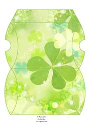 Fantasy Clover Pillow Box