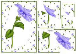 Blue Petunia 2 Corner Stacker