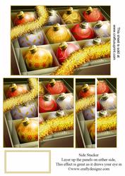 Christmas Baubles Side Stacker