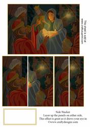 Baby Jesus, Mary & the 3 Kings Side Stacker
