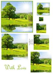Spring Landscape Pyramid