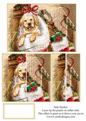 Puppy in a Stocking Side Stacker