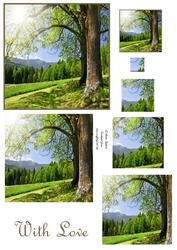 Spring Landscape Pyramid