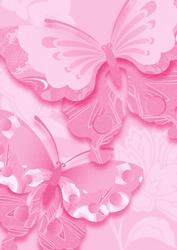 Bright Shade Oriental Butterflies Backing Paper