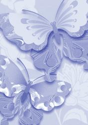 Bright Shade Oriental Butterflies Backing Paper