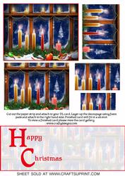 Christmas Candles Over the Edge Kit (happy Christmas)