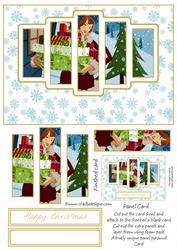 Brand New Christmas Shopping Panel Card Kit