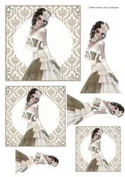 Vintage Beauty Topper Sheet