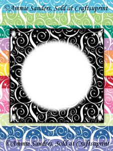 Bright Shades Swirls & Stars 8x8 Card Fronts