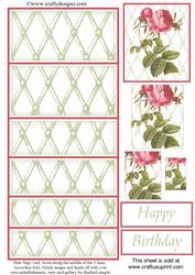 Roses Stair Stepper Card Kit