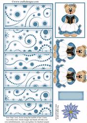 Christmas Caroller Teddy Stair Stepper Kit