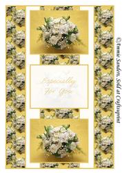 Beautiful Floral 3 Panel Foldback