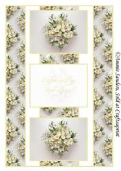 Beautiful Floral 3 Panel Foldback