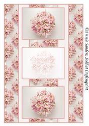 Beautiful Floral 3 Panel Foldback