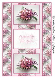 Beautiful Floral 3 Panel Foldback