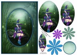Pretty Witch Card Front