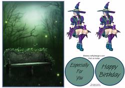 Pretty Witch Card Front