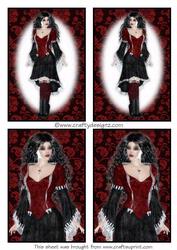 4 Gorgeous Gothic Ladies Toppers