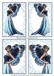 4 Butterfly Fairy Toppers