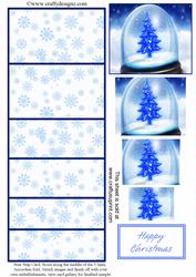 Christmas Snow Globe Stair Stepper Kit