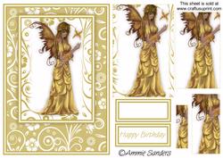Stunning Fairy Card Front Kit
