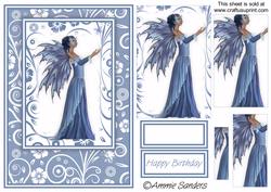 Stunning Fairy Card Front Kit