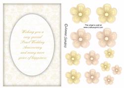 Gorgeous Pearl Wedding Anniversary Card Kit