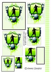 Football 3D Pyramid Sheet
