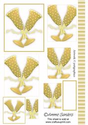 Gold Glasses Celebration Pyramid