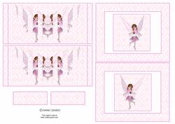 Pink Fairy Flip Card Kit