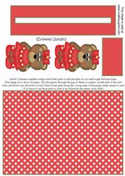 Super Cute Ballerina Teddy Penny Slider