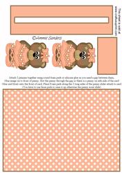 Super Cute Ballerina Teddy Penny Slider